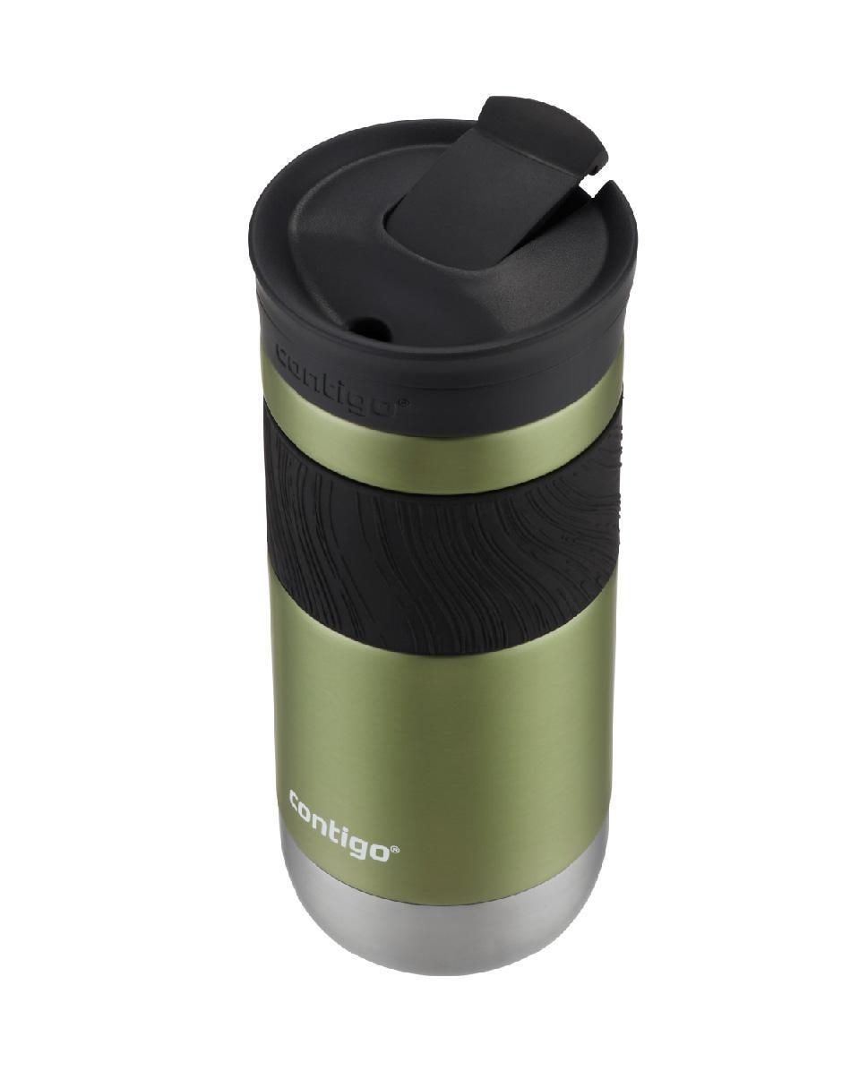 Termo de acero inoxidable con tapa push pull 2