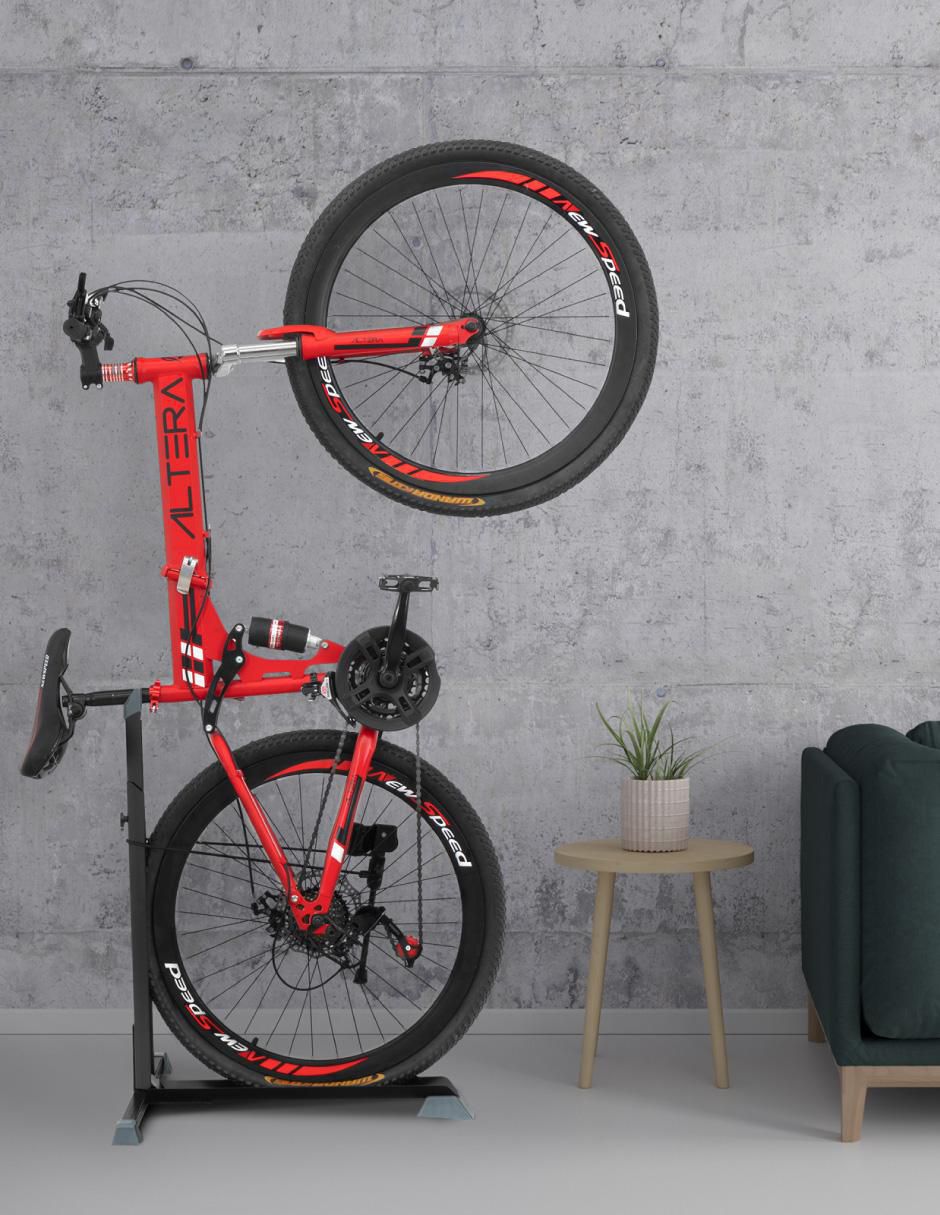 Rack porta bicicleta para piso 5
