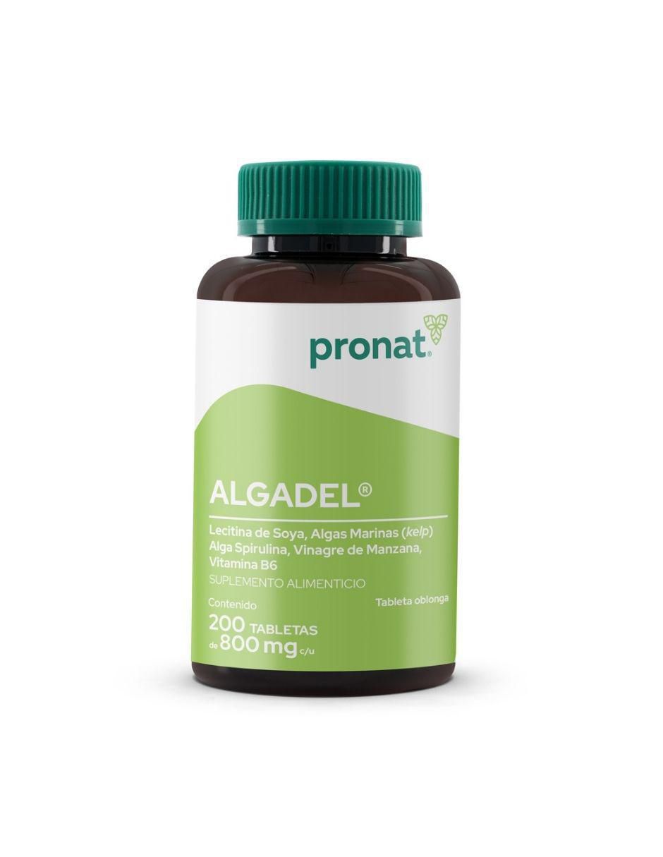Suplemento Algadel con alga espirulina de 200 tabletas