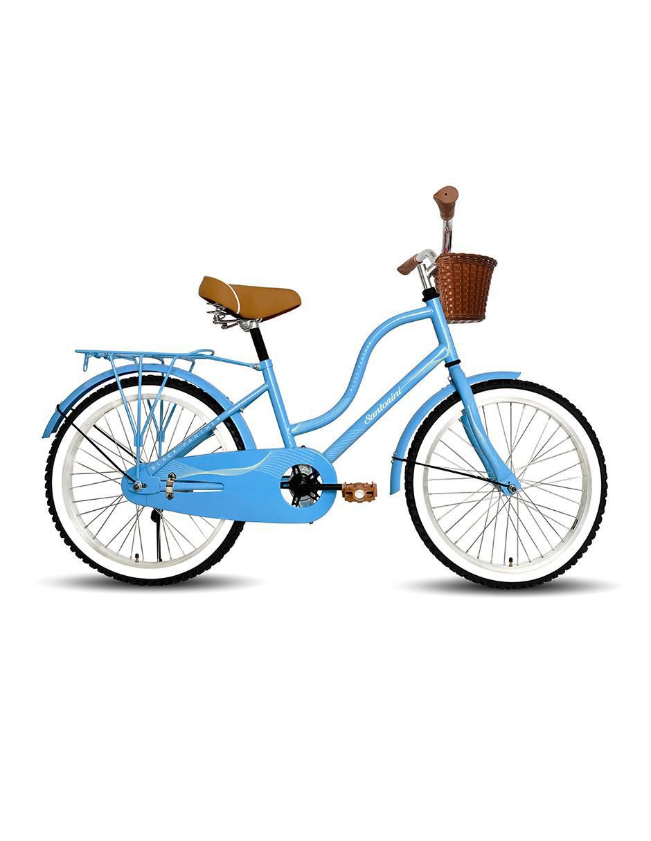 Bicicleta urbana rodada 20 Santorini para niña