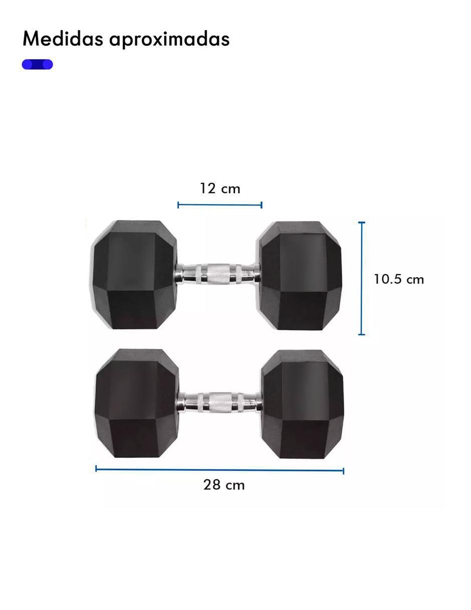 Set mancuernas de peso fijo 5