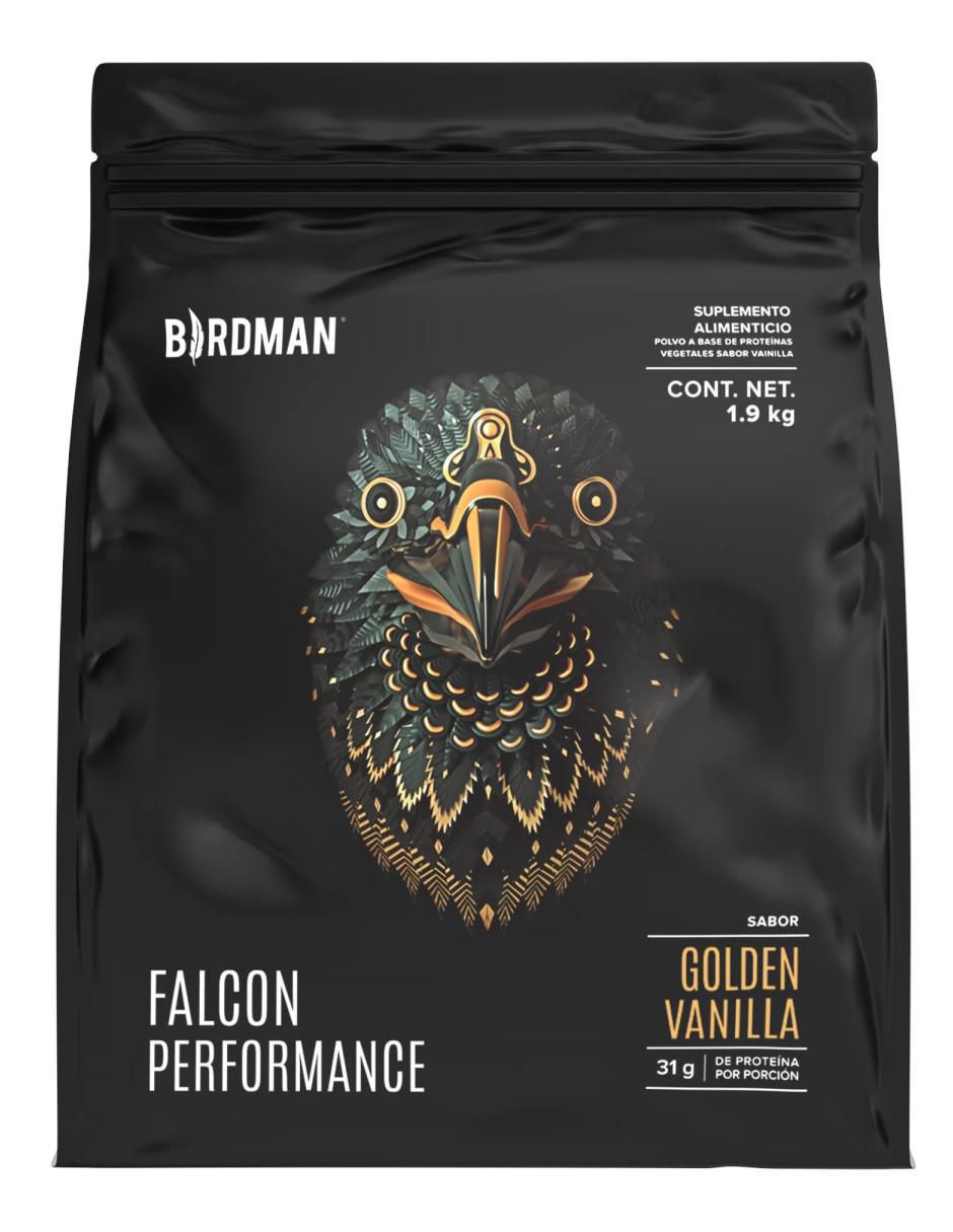 Proteína Vegetal Falcon Performance Golden Birdman sabor vainilla de 1.9 kg