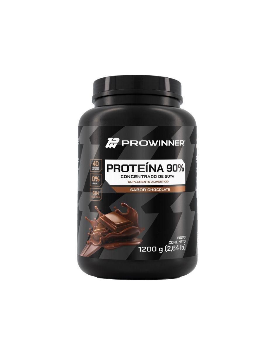Suplemento Proteína 90% Concentrado de Soya Prowinner sabor chocolate de 1.2 kg