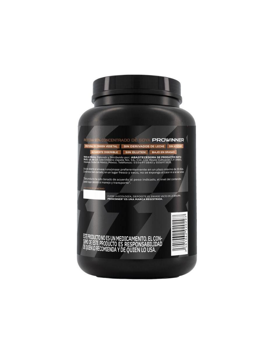 Suplemento Proteína 90% Concentrado de Soya Prowinner sabor chocolate de 1.2 kg 4