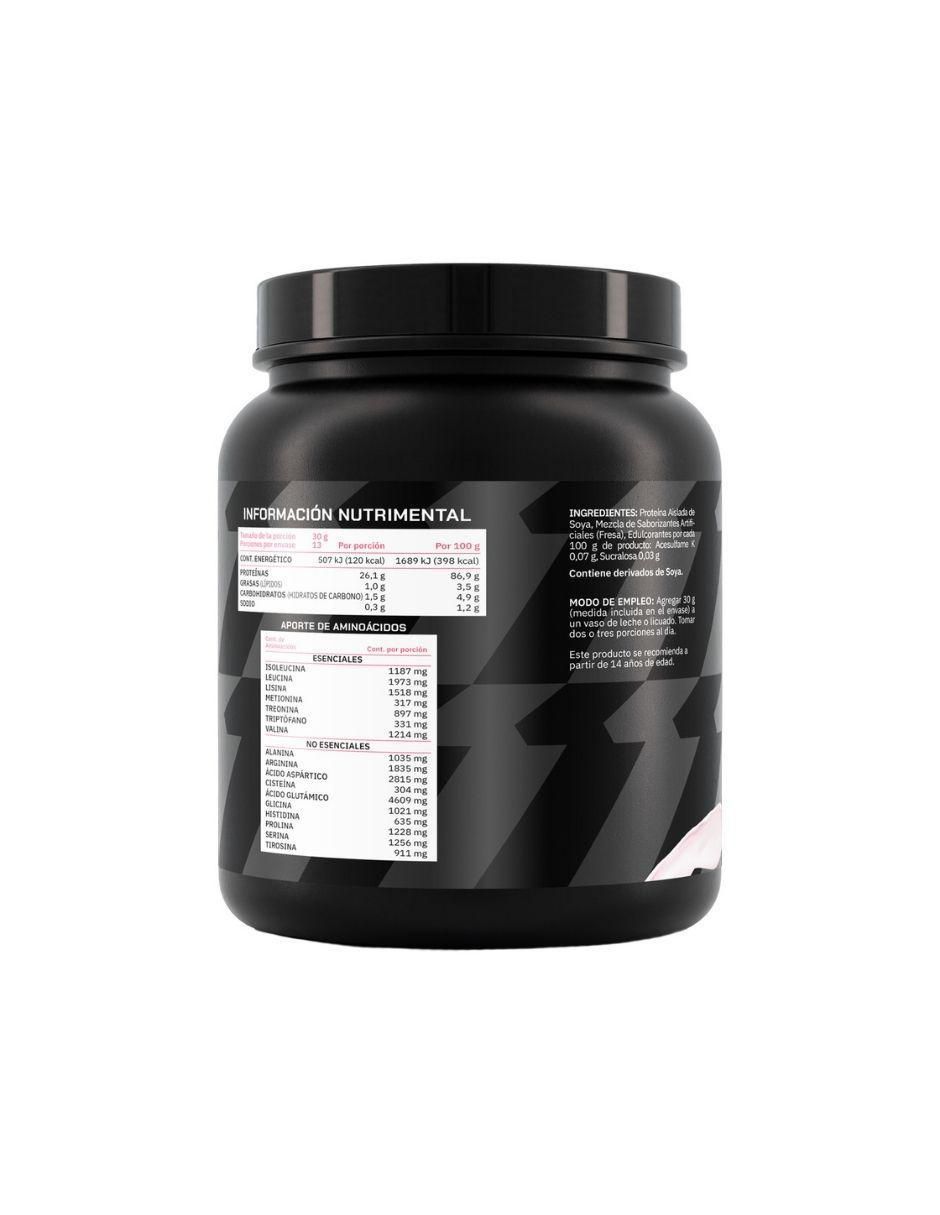 Suplemento Proteína 90% Concentrado de Soya Prowinner sabor fresa de 400 g 3