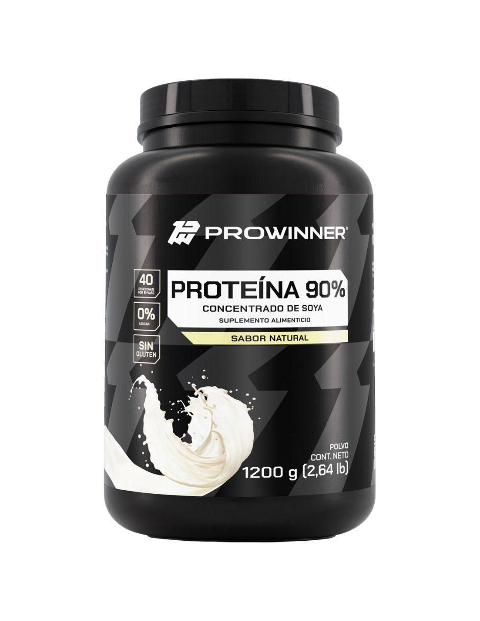 Suplemento Proteína 90% Concentrado de Soya Prowinner sabor natural de 1.2 kg