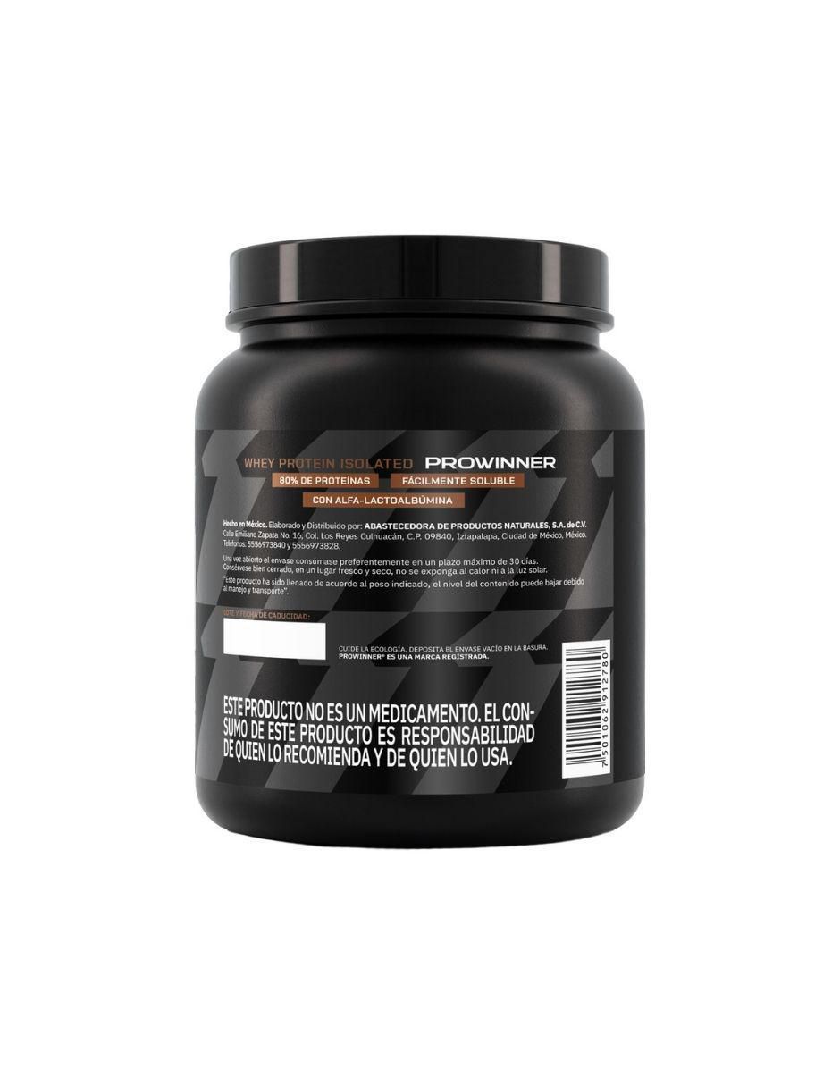Suplemento Whey protein isolated Prowinner sabor chocolate de 500 g 5