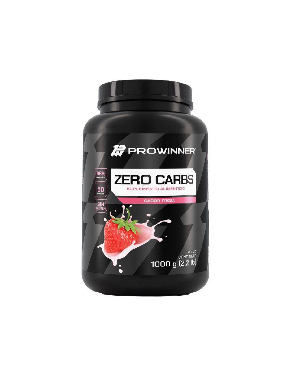 Suplemento Zero carbs Prowinner con proteína de suero de leche sabor fresa de 1 kg Suplemento Zero carbs Prowinner con proteína de suero de leche sabor fresa de 1 kg