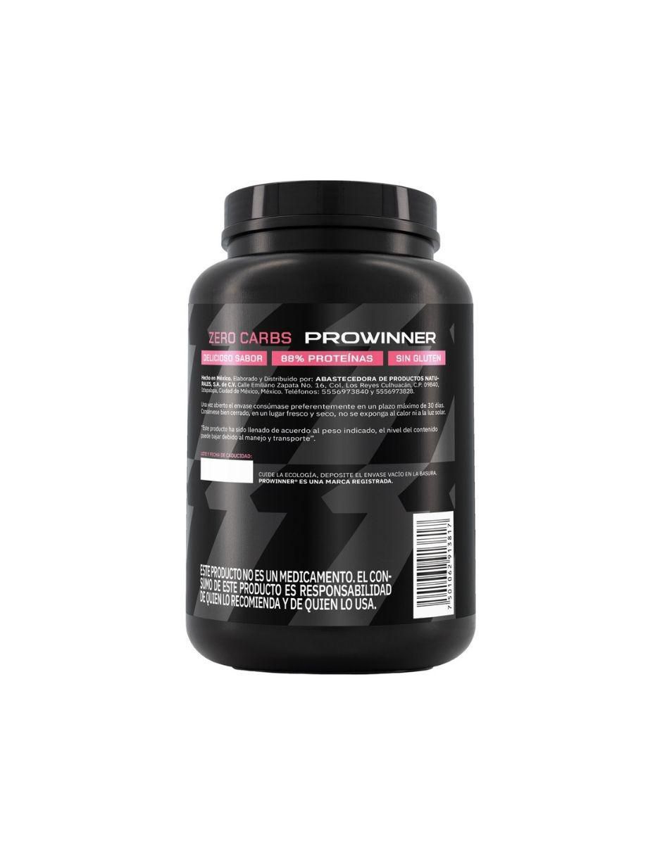 Suplemento Zero carbs Prowinner con proteína de suero de leche sabor fresa de 1 kg 4