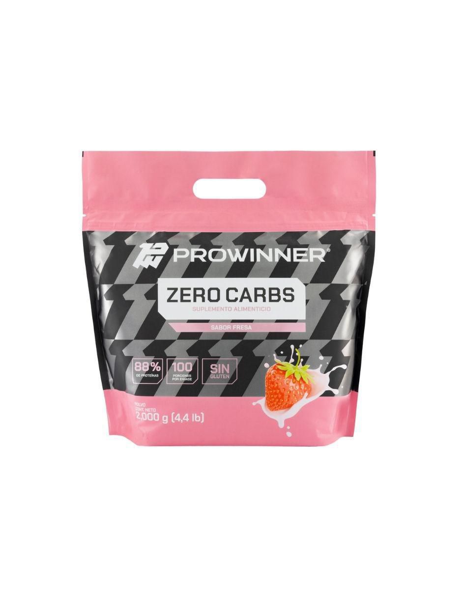 Suplemento Zero carbs Prowinner con proteína de suero de leche sabor fresa de 2 kg Suplemento Zero carbs Prowinner con proteína de suero de leche sabor fresa de 2 kg