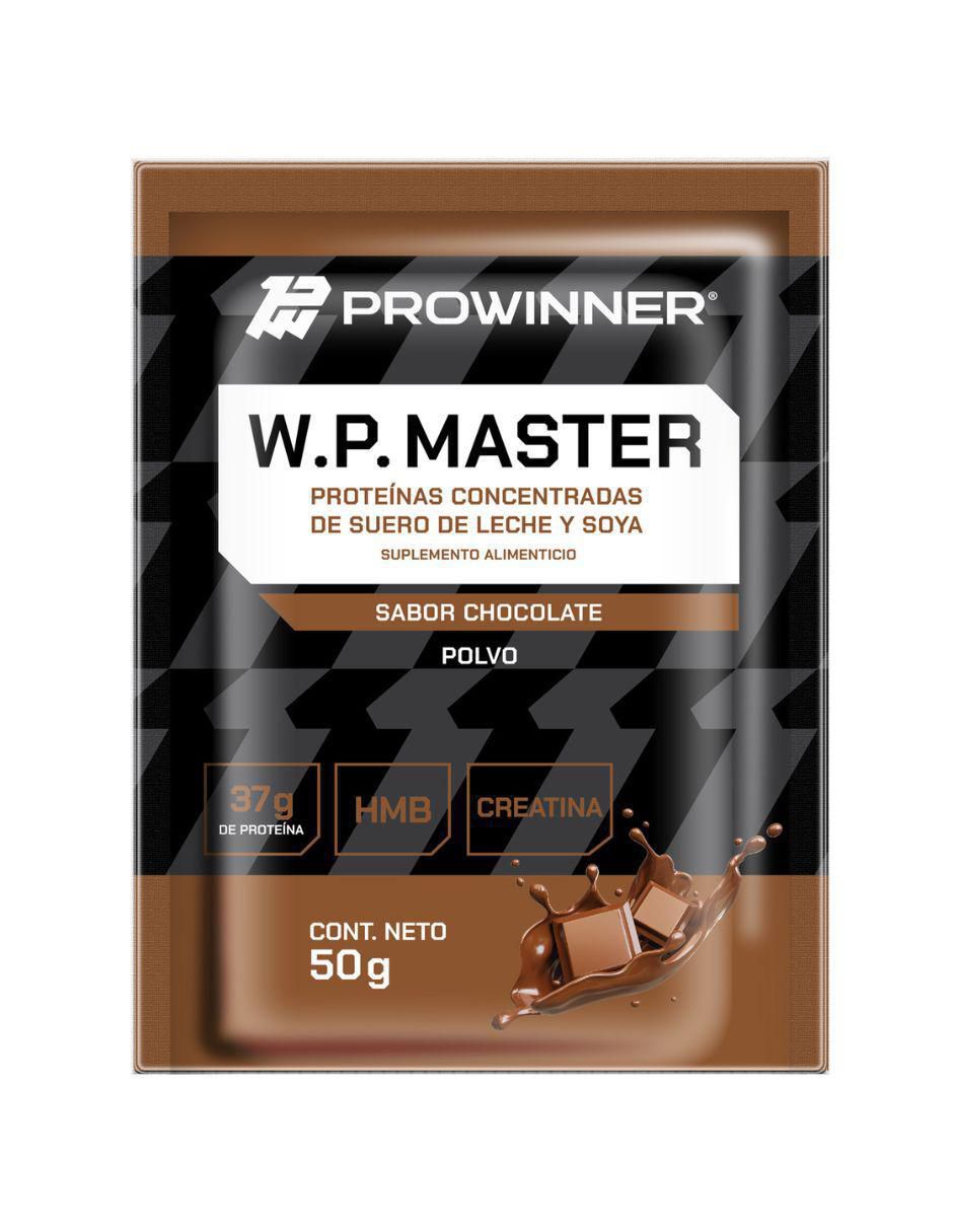 Suplemento WP Master (Whey protein) Prowinner con colágeno sabor chocolate de 1 kg 3