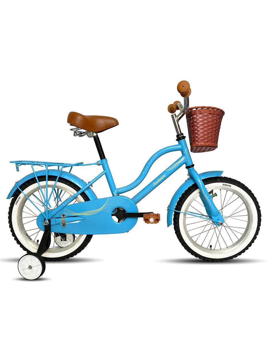 Bicicleta urbana rodada 16 Santorini para niña