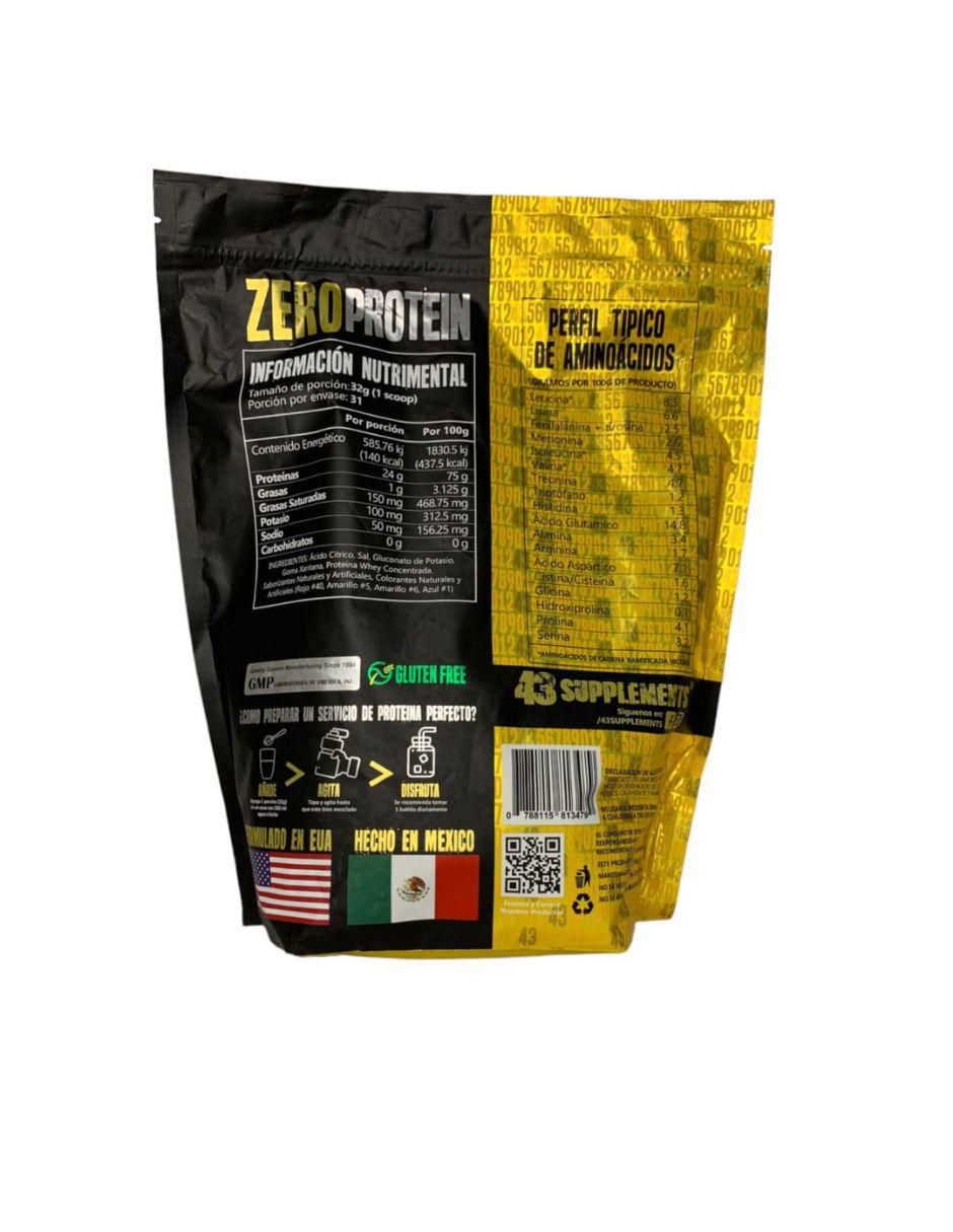 Zero Protein Con Suero De Leche sabor galleta de 1 kg
