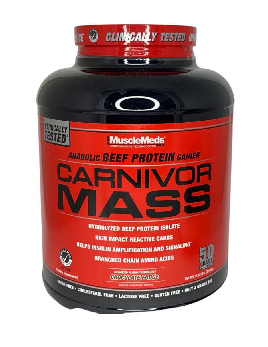 Carnivor Mass Musclemends Con Proteina Hidrolizada E Isolatada sabor chocolate de 2.7 kg Carnivor Mass Musclemends Con Proteina Hidrolizada E Isolatada sabor chocolate de 2.7 kg
