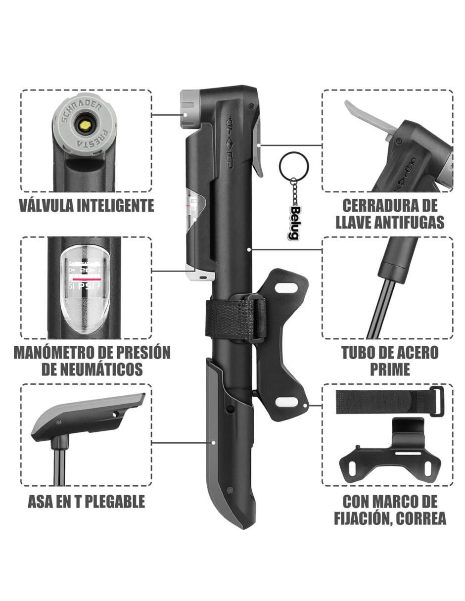 Bomba de aire manual para ciclismo 3