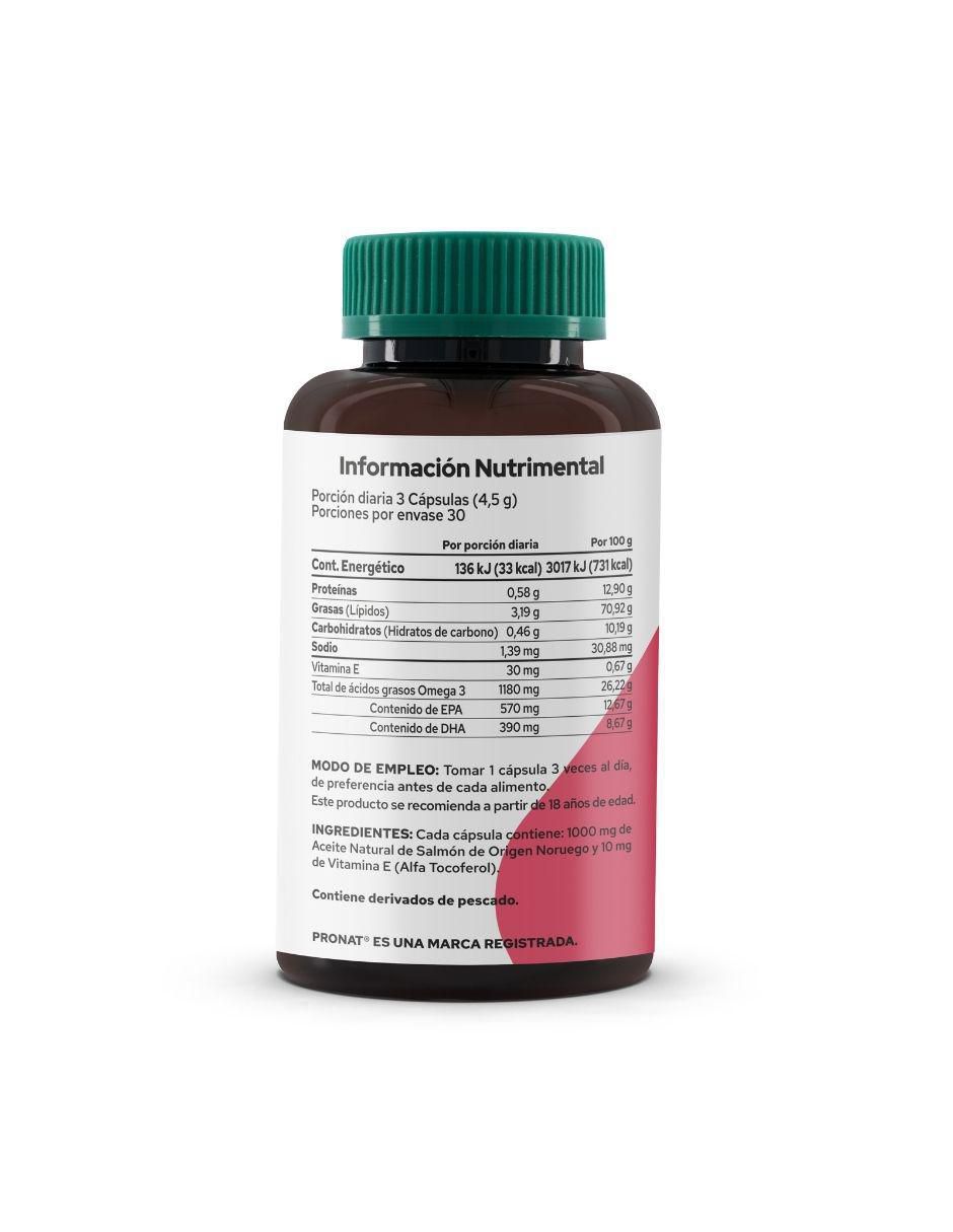 Omega 3 Salmón Plus con omega 3, aceite de salmón, dha y epa 6