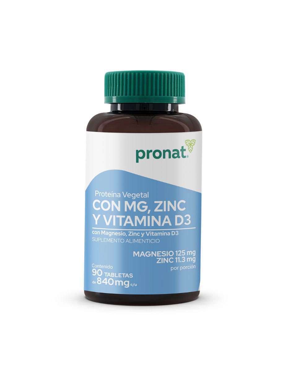 Suplemento Proteína vegetal con Magnesio y Zin con magnesio de 90 tabletas Suplemento Proteína vegetal con Magnesio y Zin con magnesio de 90 tabletas