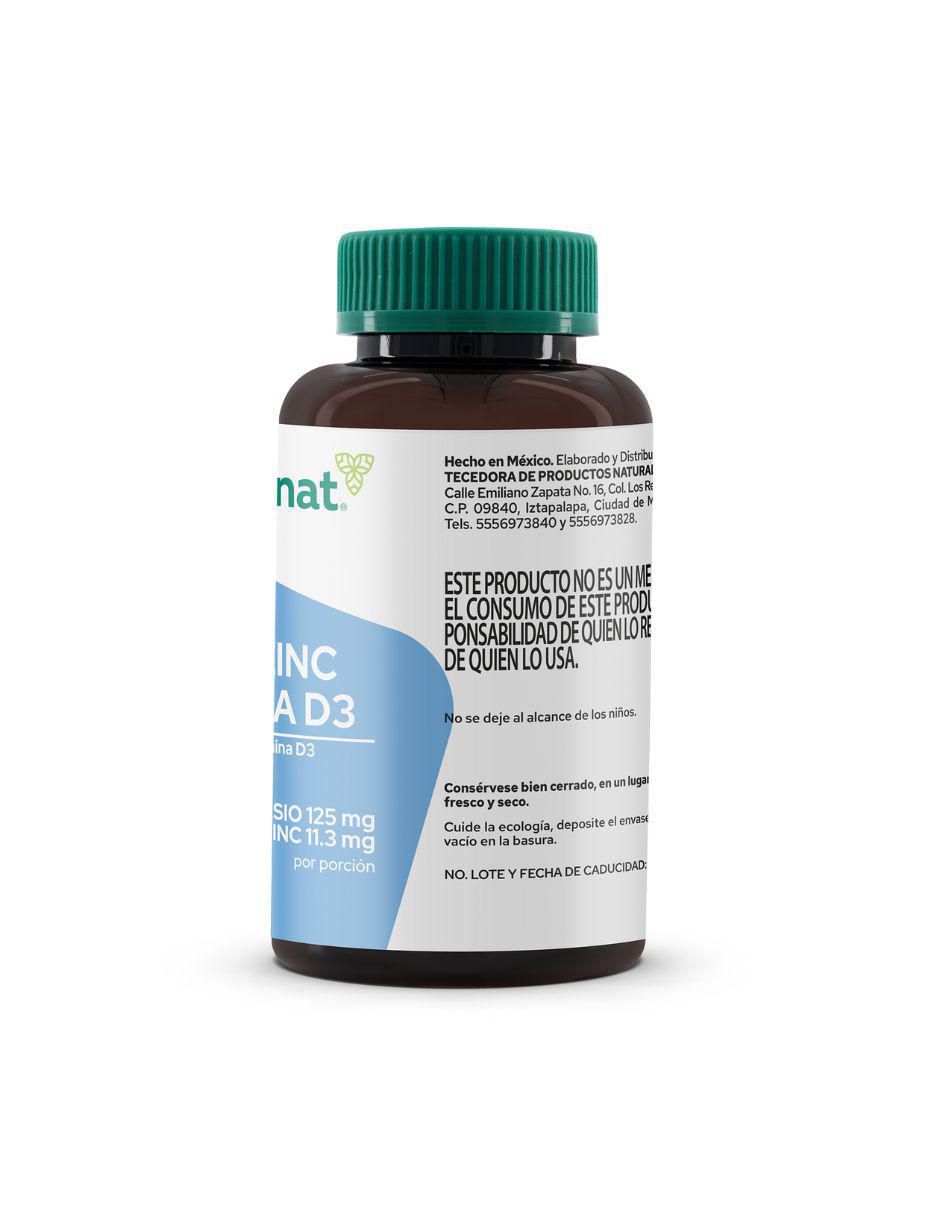 Suplemento Proteína vegetal con Magnesio y Zin con magnesio de 90 tabletas 3