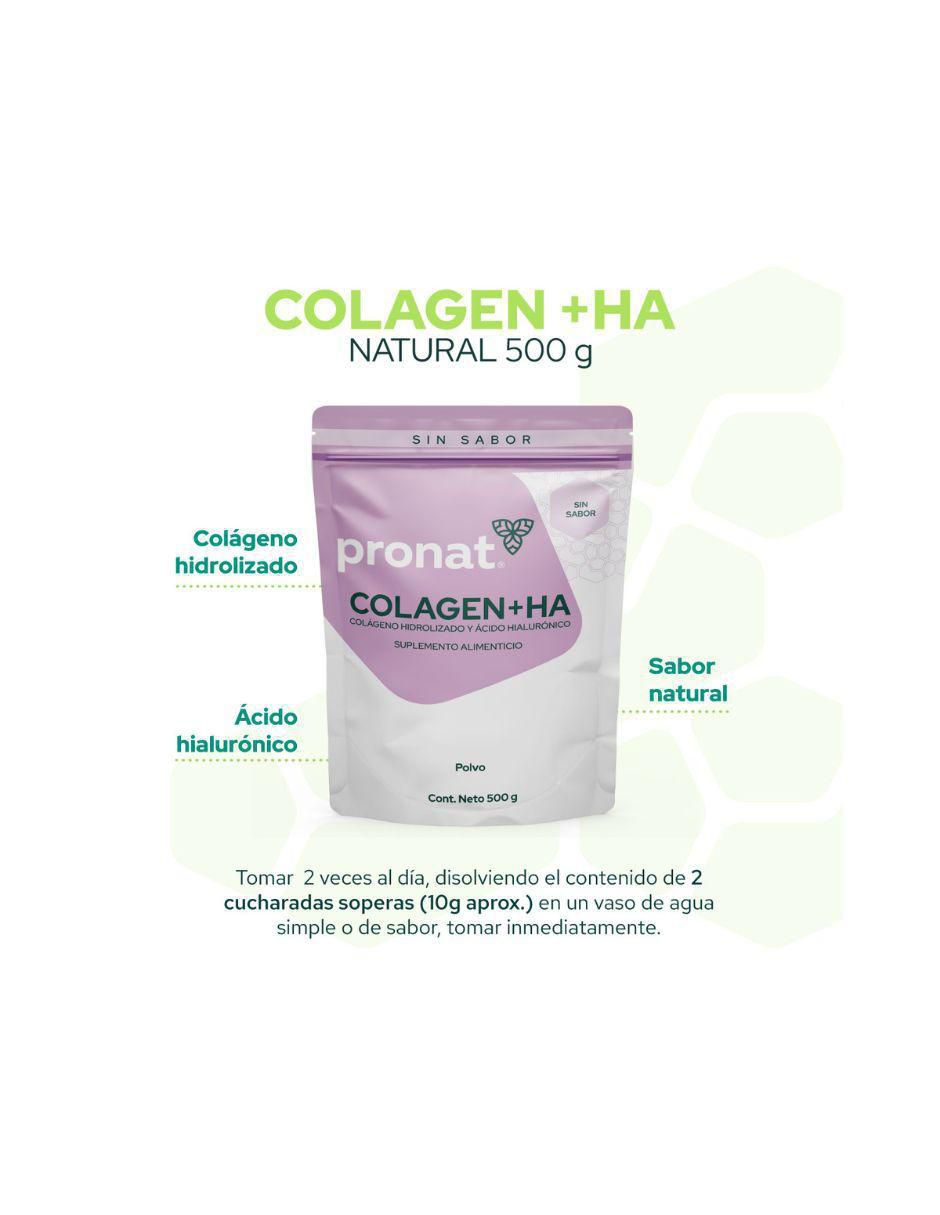 Suplemento Colagen + HA Pronat de 500 g 2