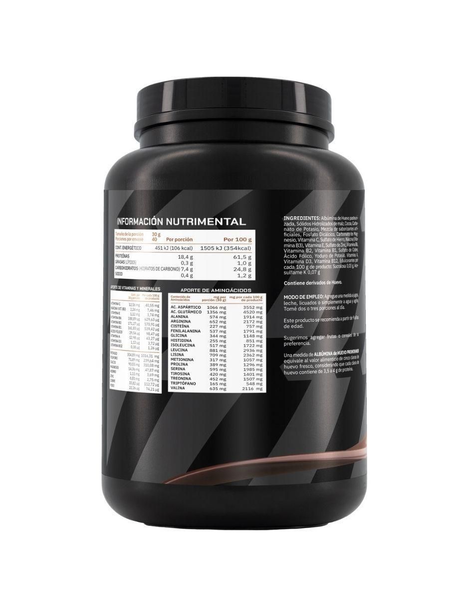 Suplemento Albumina de huevo ProWinner sabor chocolate de 1.2 kg 2
