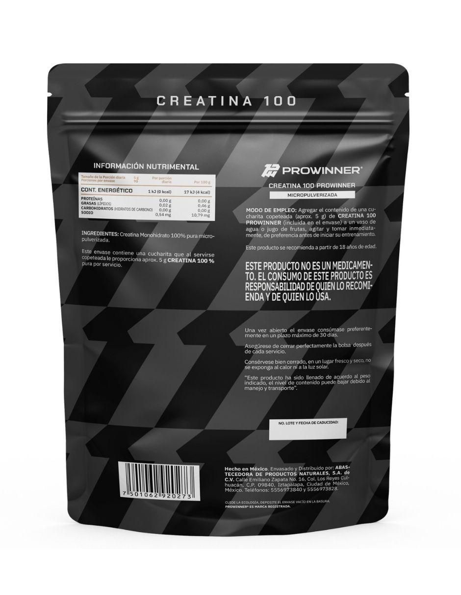 Suplemento Creatina 100 ProWinner polvo de 450 g 2