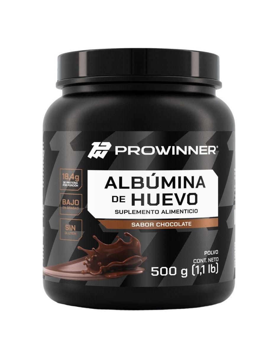 Suplemento Albumina de huevo ProWinner sabor chocolate de 500 g