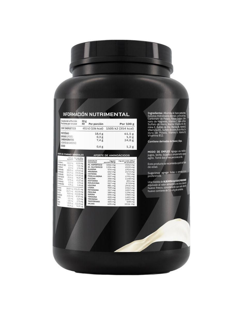 Suplemento Albumina de huevo ProWinner sabor natural de 1.2 kg 3