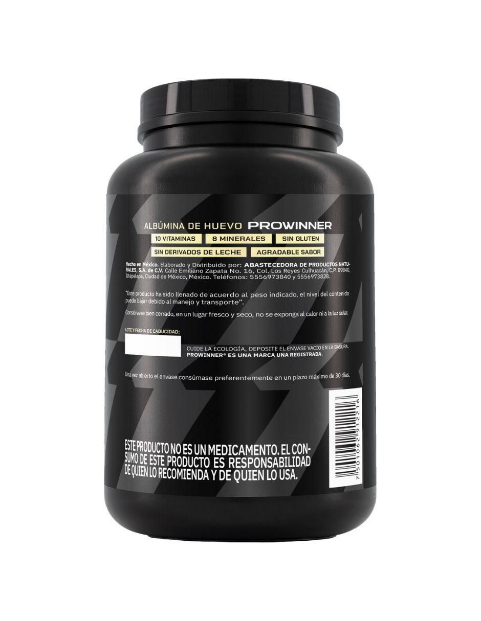 Suplemento Albumina de huevo ProWinner sabor natural de 1.2 kg 4