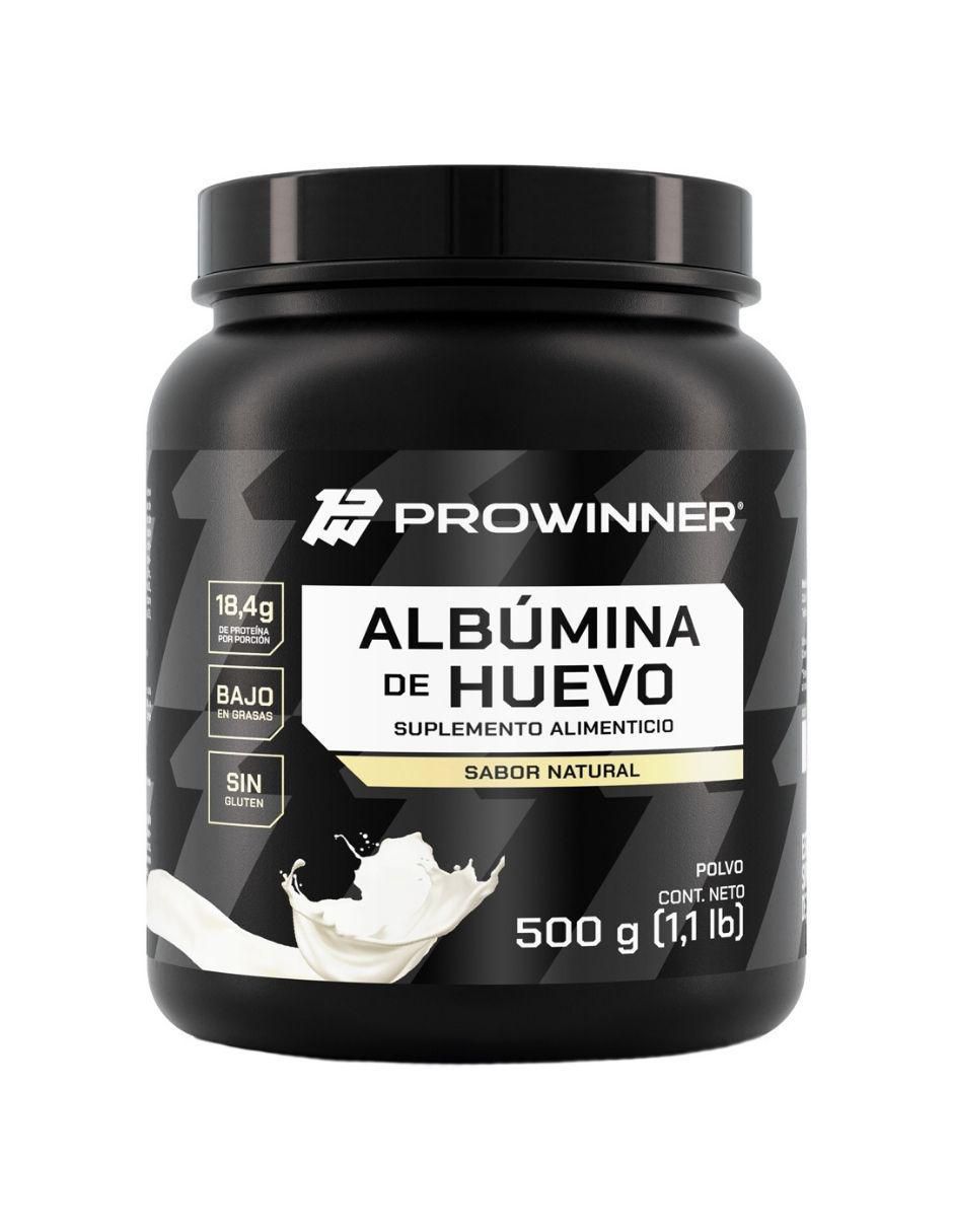 Suplemento Albumina de huevo ProWinner sabor natural de 500 g Suplemento Albumina de huevo ProWinner sabor natural de 500 g