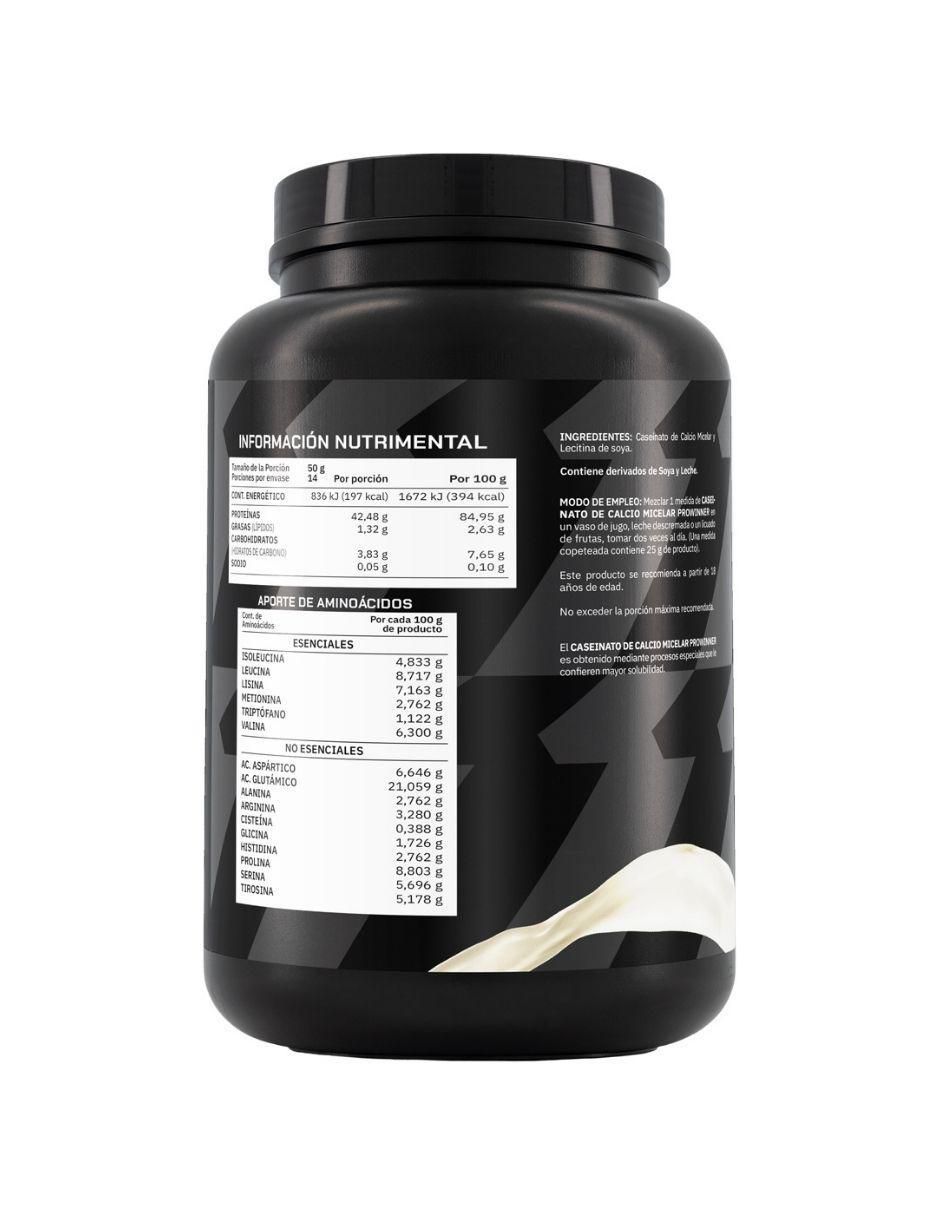 Suplemento Caseinato de calcio micelar ProWinner sabor natural de 700 g 3