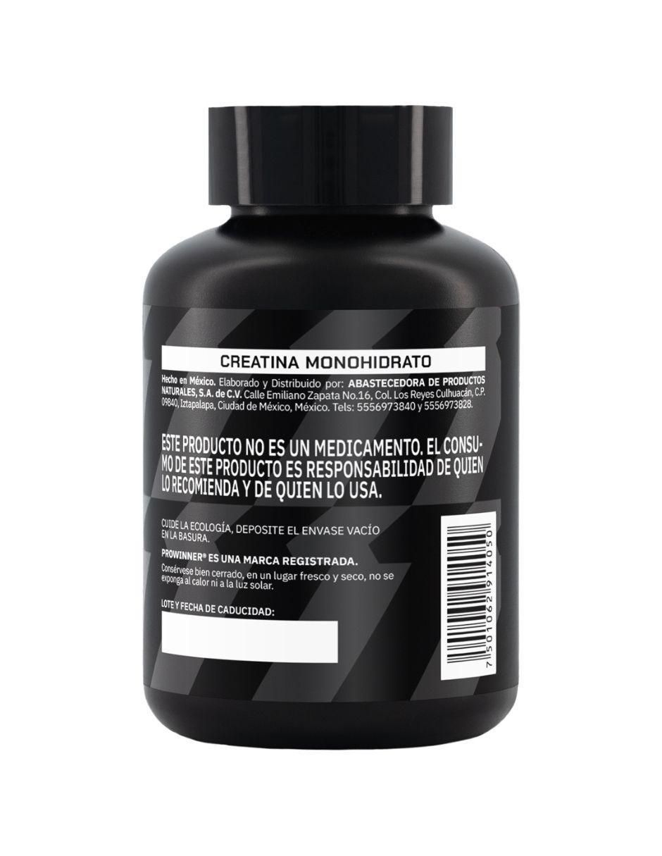 Suplemento Creatina monohidrato Prowinner de 80 cápsulas 4