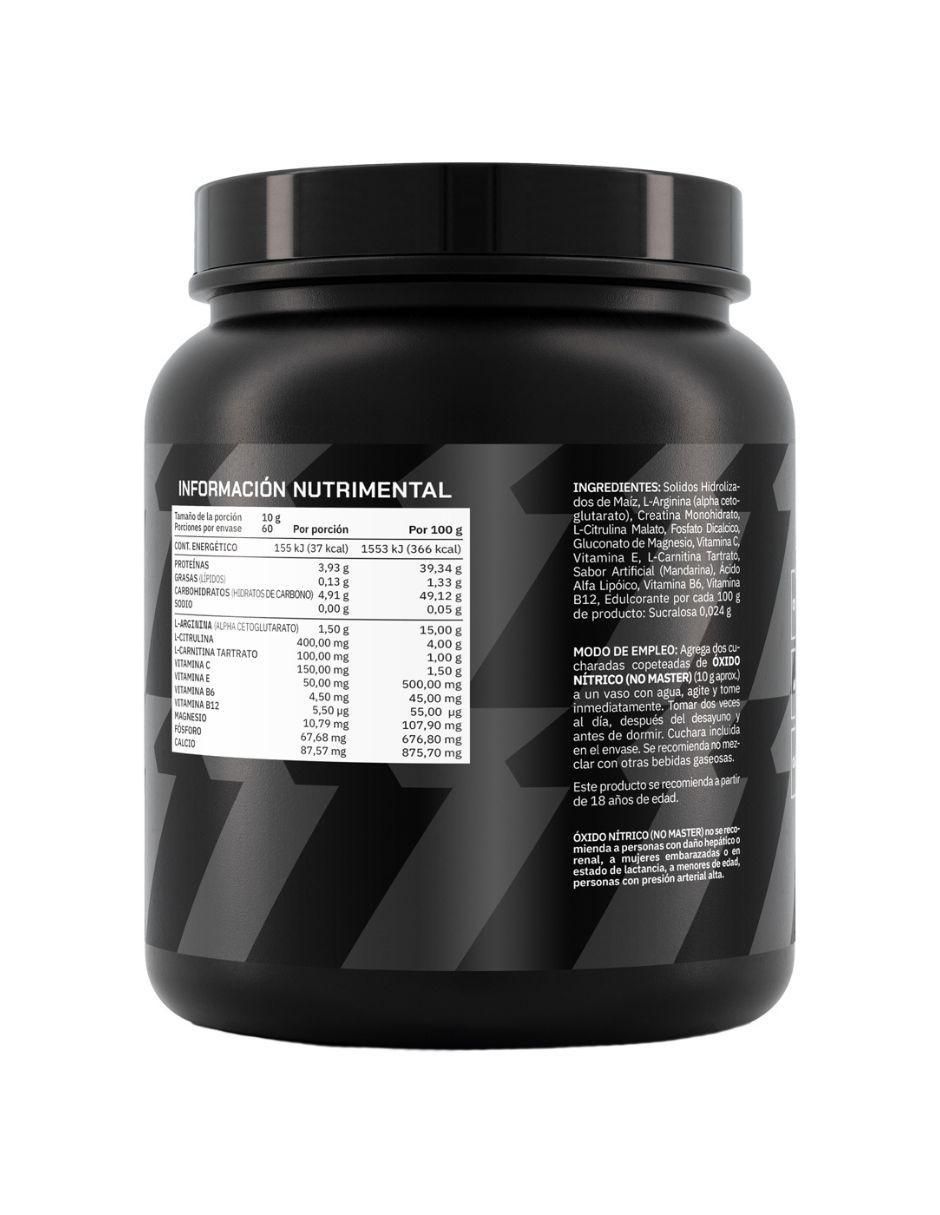 Suplemento No master (Óxido Nítrico) de 600 g 3