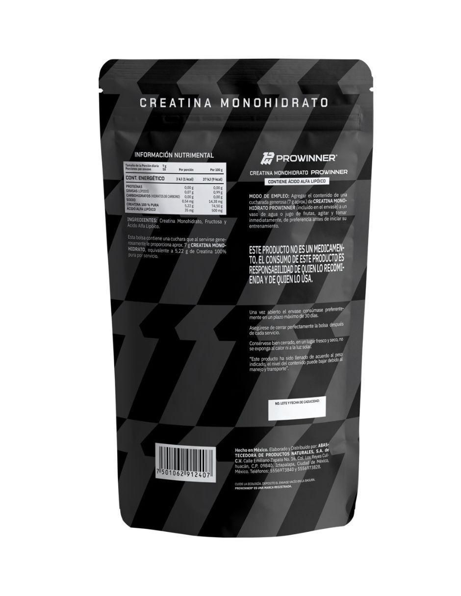 Suplemento Creatina monohidrato de 350 g 3