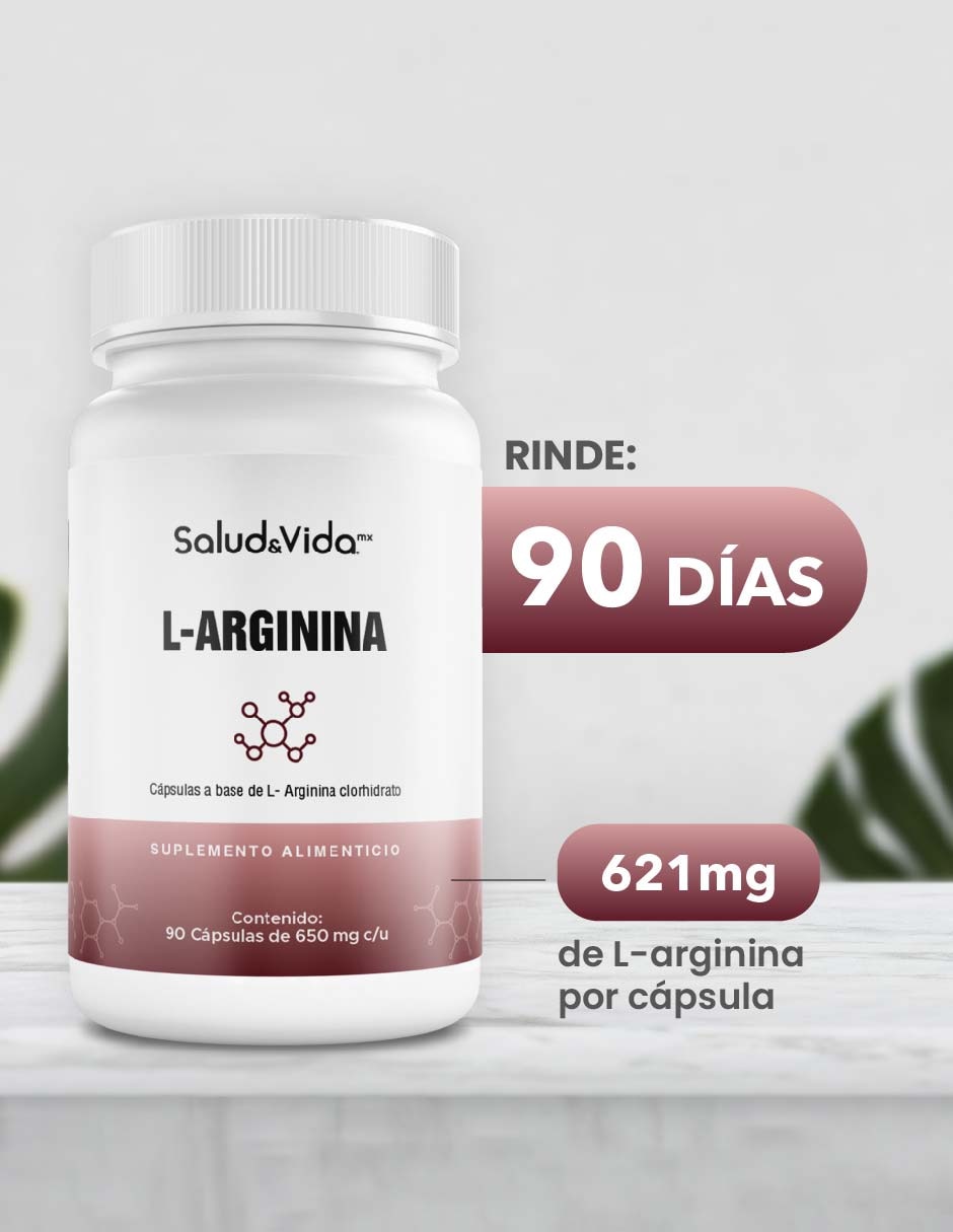 L- Arginina - S&V - sabor original de 90 cápsulas 3