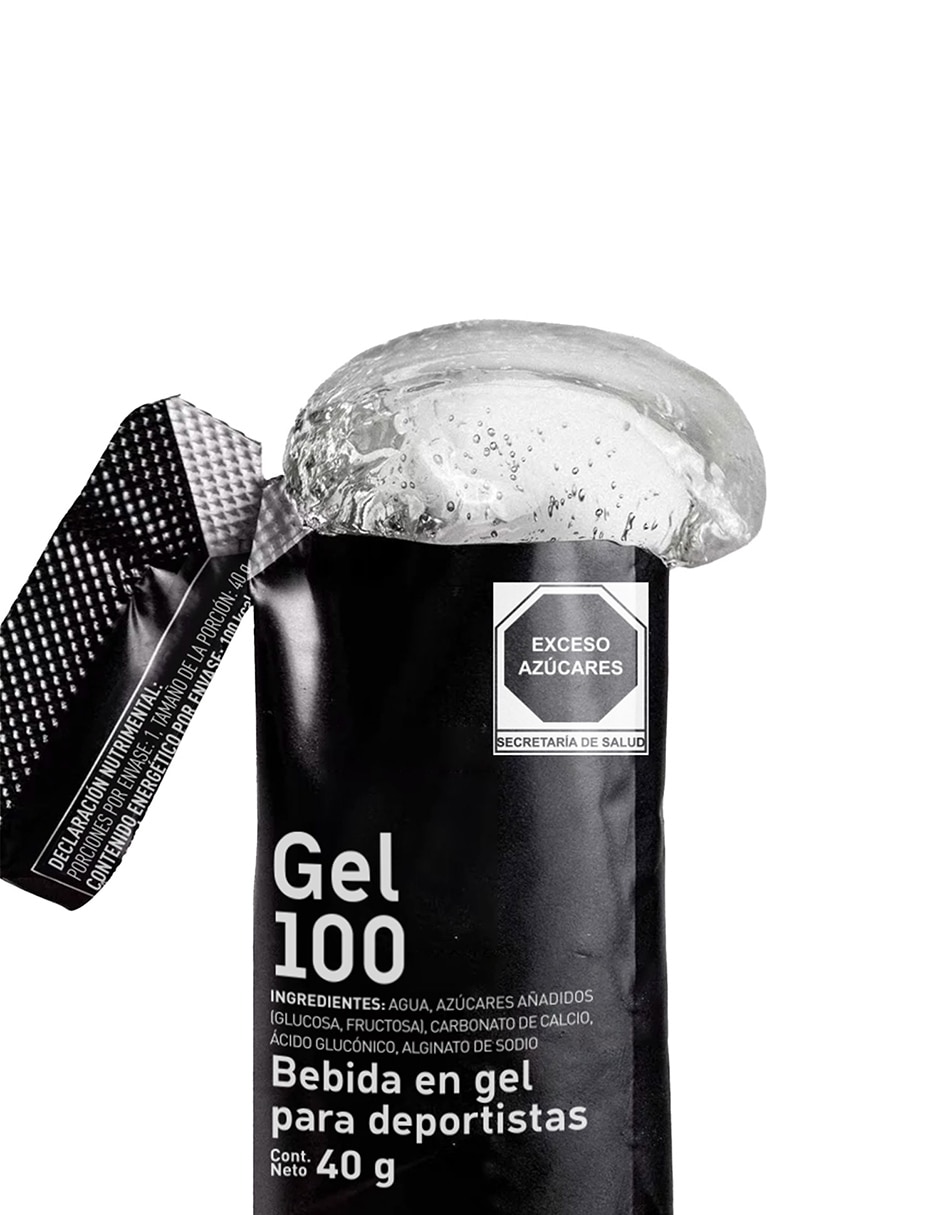 Gel 100 con carbonato de calcio sabor clásico de 40 g 2