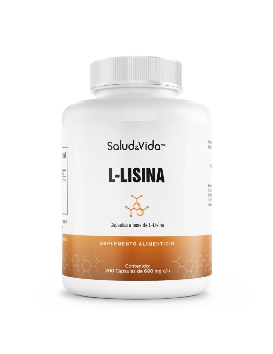 L-Lisina - S&V sabor original de 200 cápsulas L-Lisina - S&V sabor original de 200 cápsulas