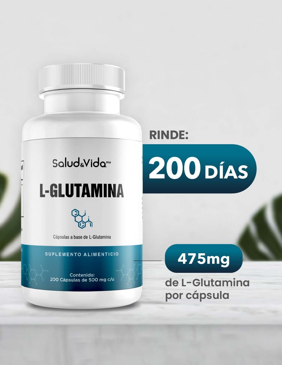 L-Glutamina - S&V sabor original de 200 cápsulas 3
