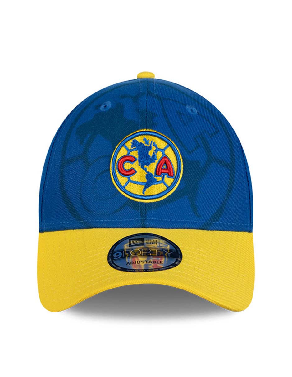 Gorra con visera curva correa ajustable para fútbol Club América para hombre 3