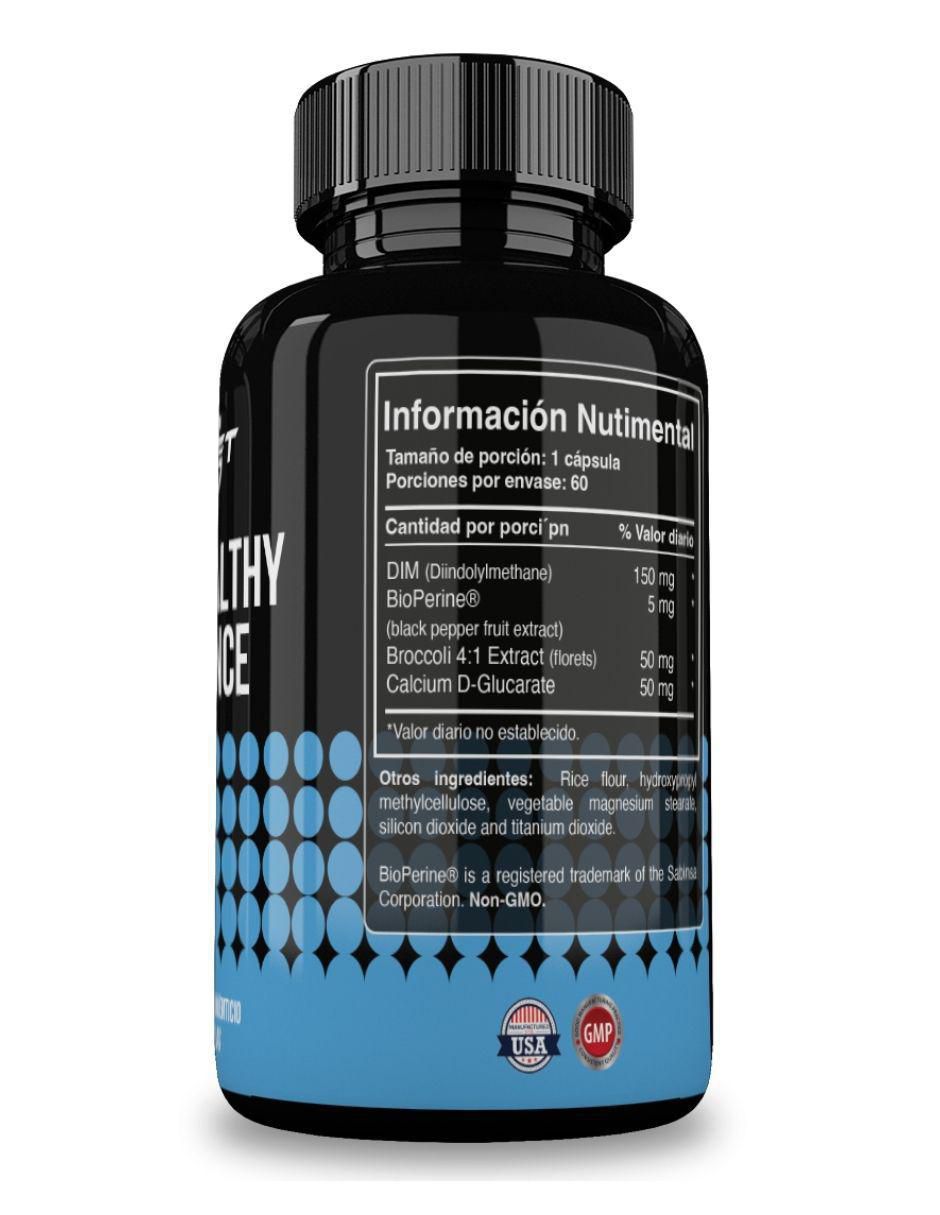 DIM Healthy Balance con dim bioperine sabor natural 3