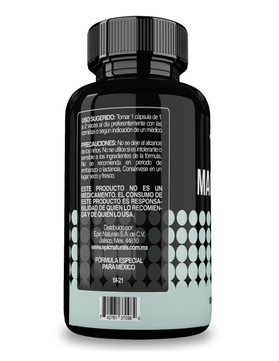 Magnesium con magnesio sabor natural de 60 cápsulas 3