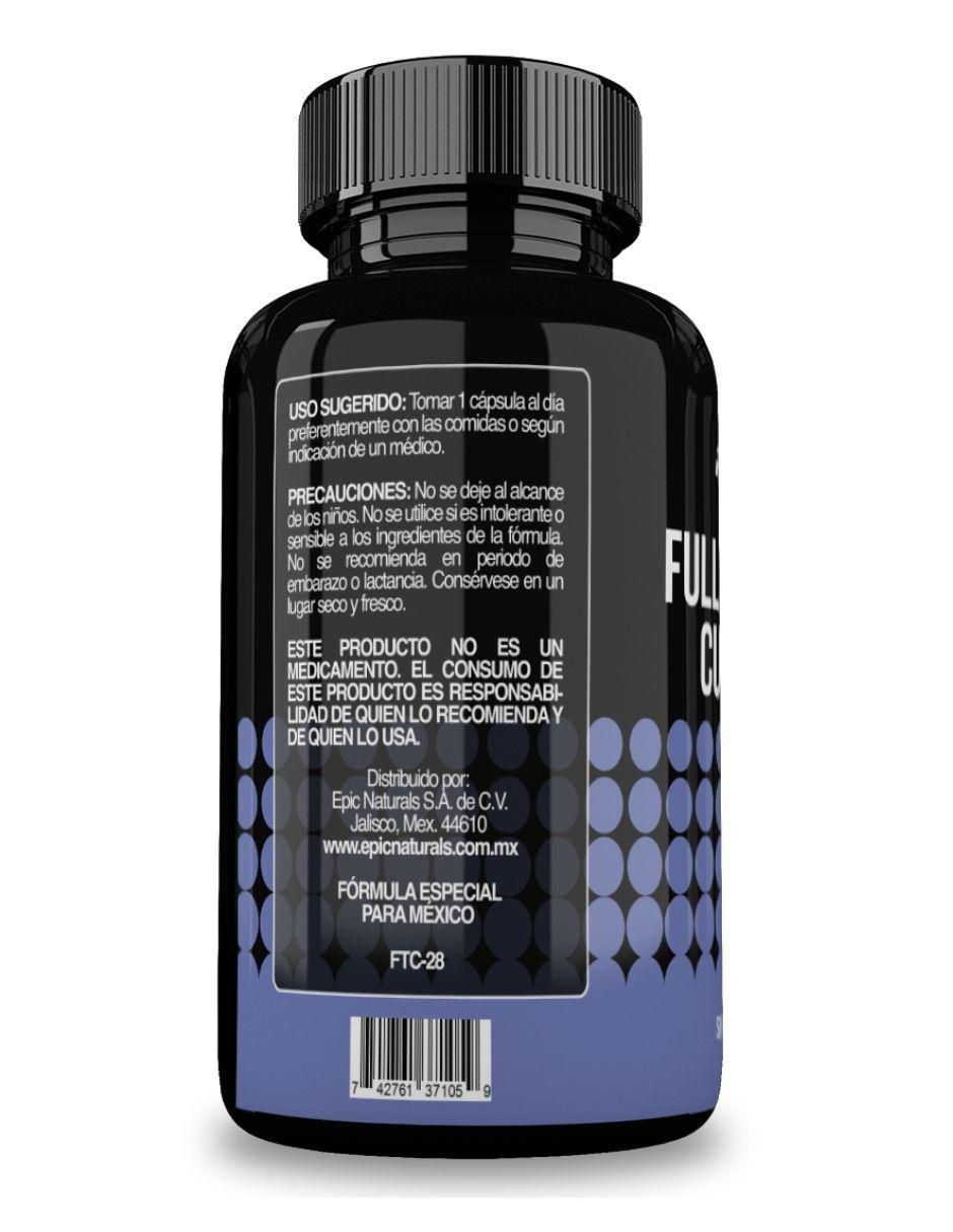 Full Turmeric Curcumin sabor natural de 60 cápsulas 2