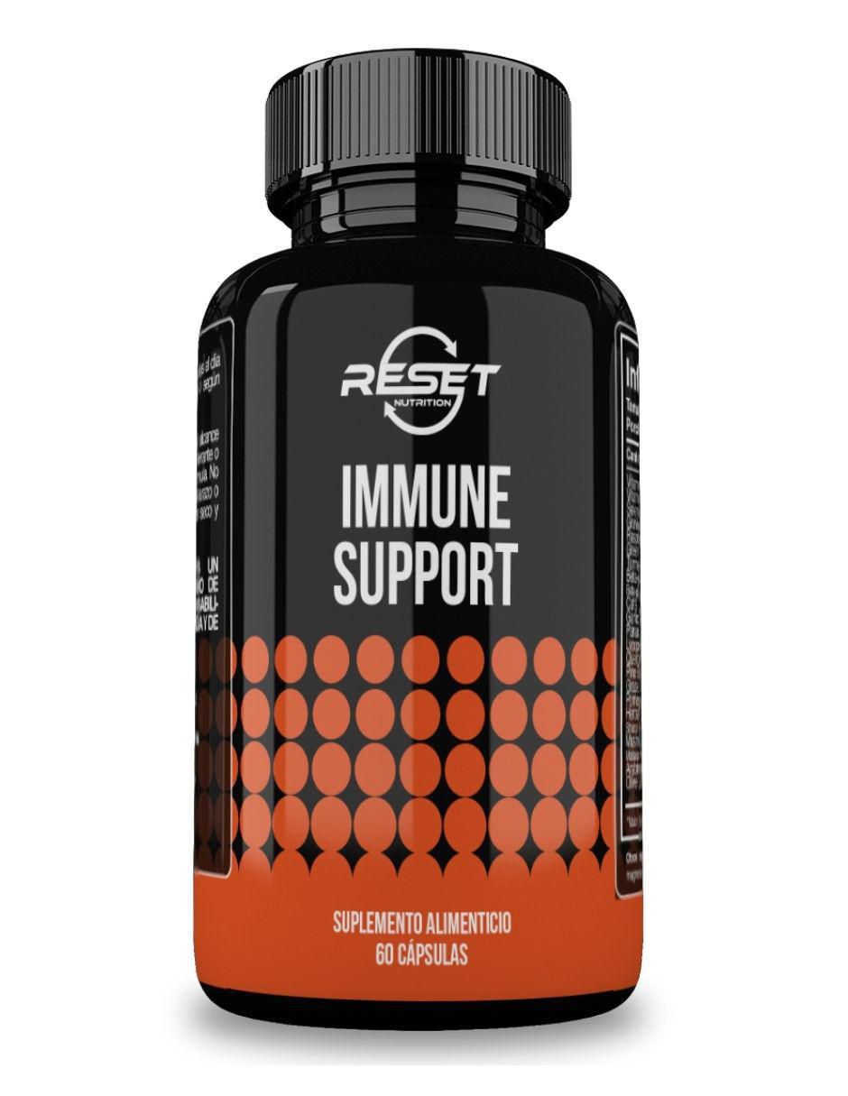 Immune Support con graviola, té verde frambuesa sabor natural de 60 cápsulas