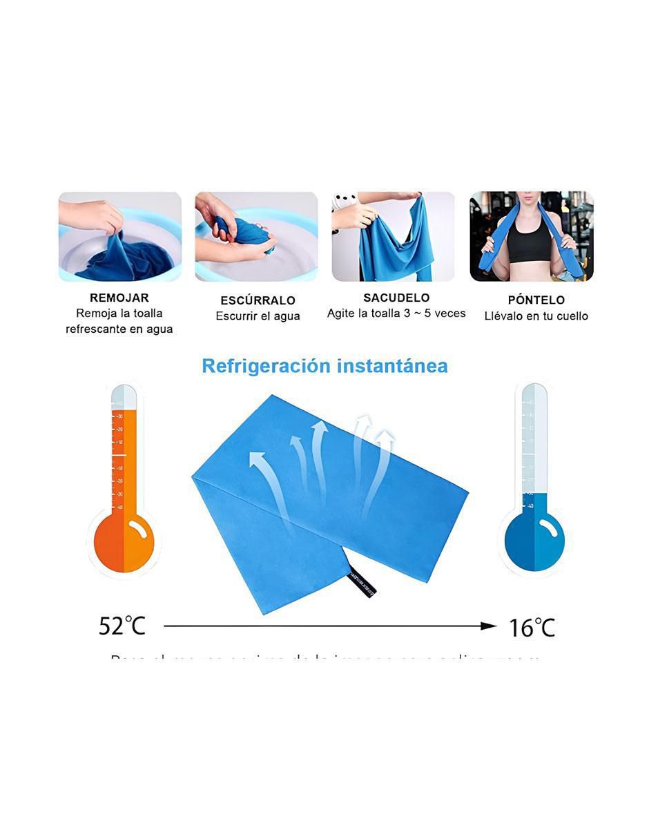 Set de toallas de microfibra 4