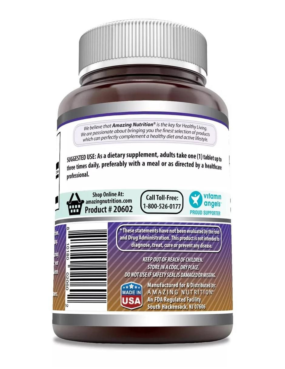 L-Arginine con arginina sabor natural de 120 tabletas 2