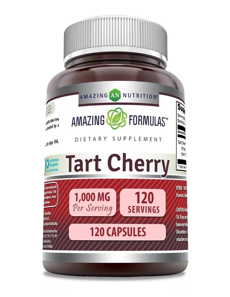Tarta Extracto de Cereza con tart cherry sabor natural de 120 cápsulas Tarta Extracto de Cereza con tart cherry sabor natural de 120 cápsulas