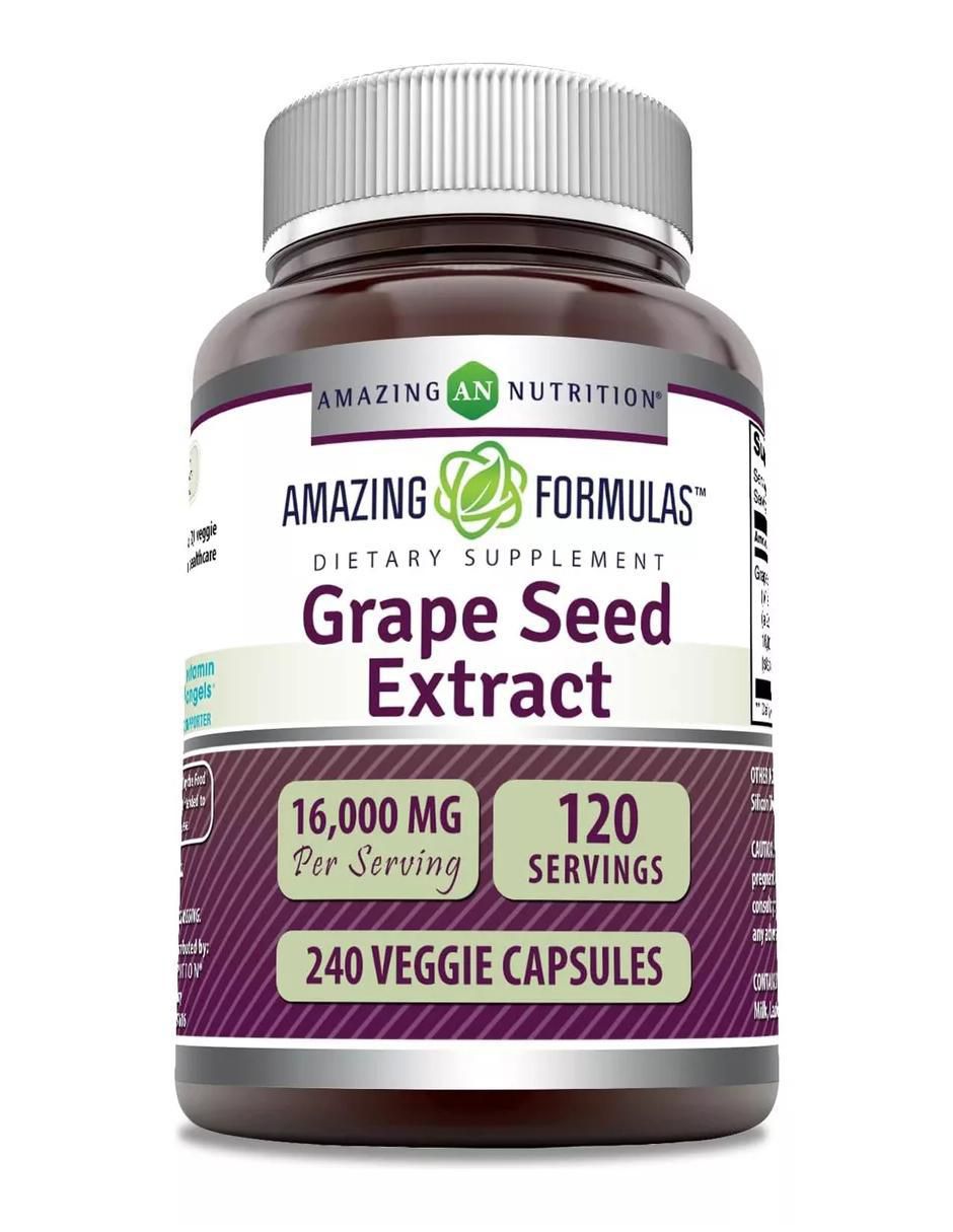 Grape Seed Extract Amazing Nutrition con extracto de semilla de