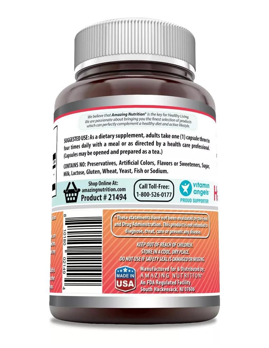 Hawthorn Berries con bayas de espino sabor natural de 120 cápsulas 3