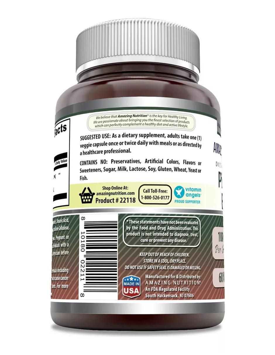 Pine Bark Extract con extracto de corteza de pino sabor natural de 60 cápsulas 3