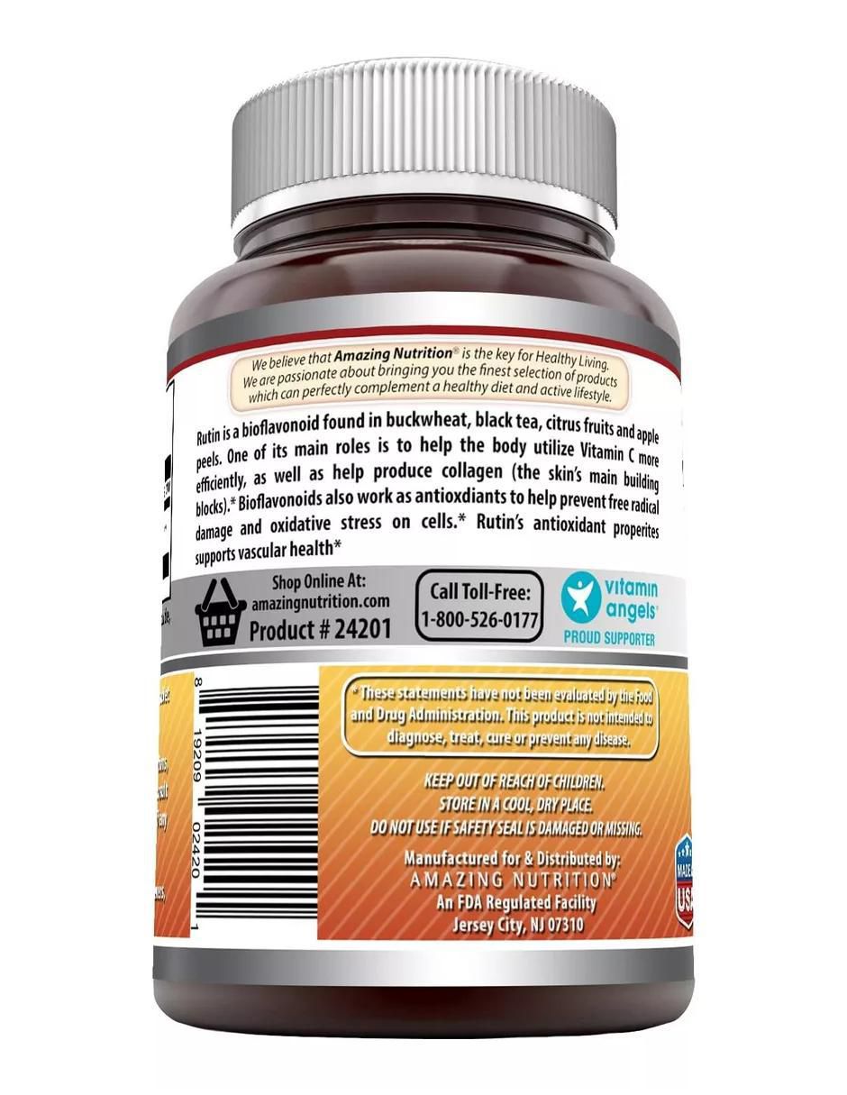 Rutin con rutina sabor natural de 200 tabletas 3