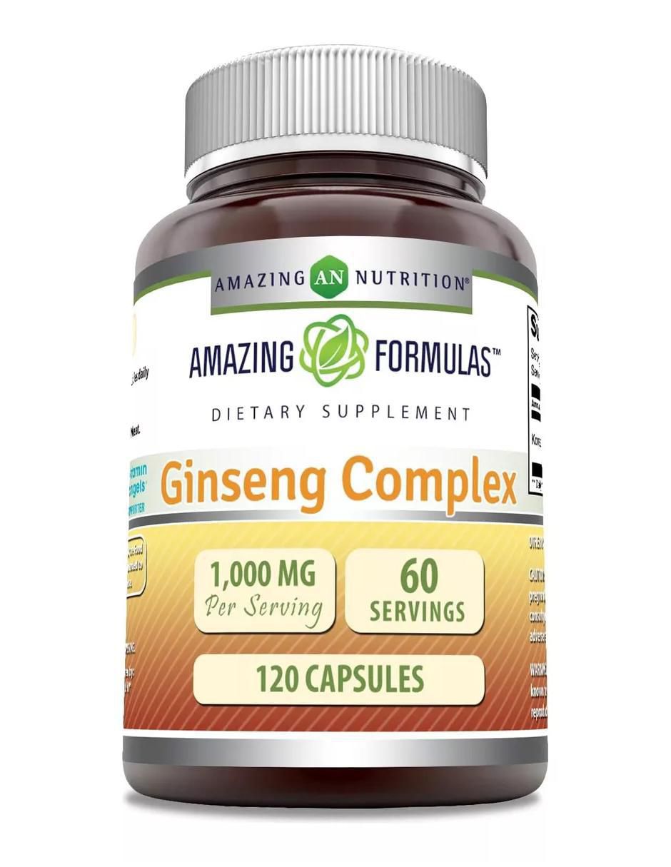 Ginseng Complex sabor natural de 120 cápsulas Ginseng Complex sabor natural de 120 cápsulas